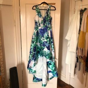 Calvin Klein High-Low Gown